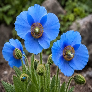 BLUE POPPIEES